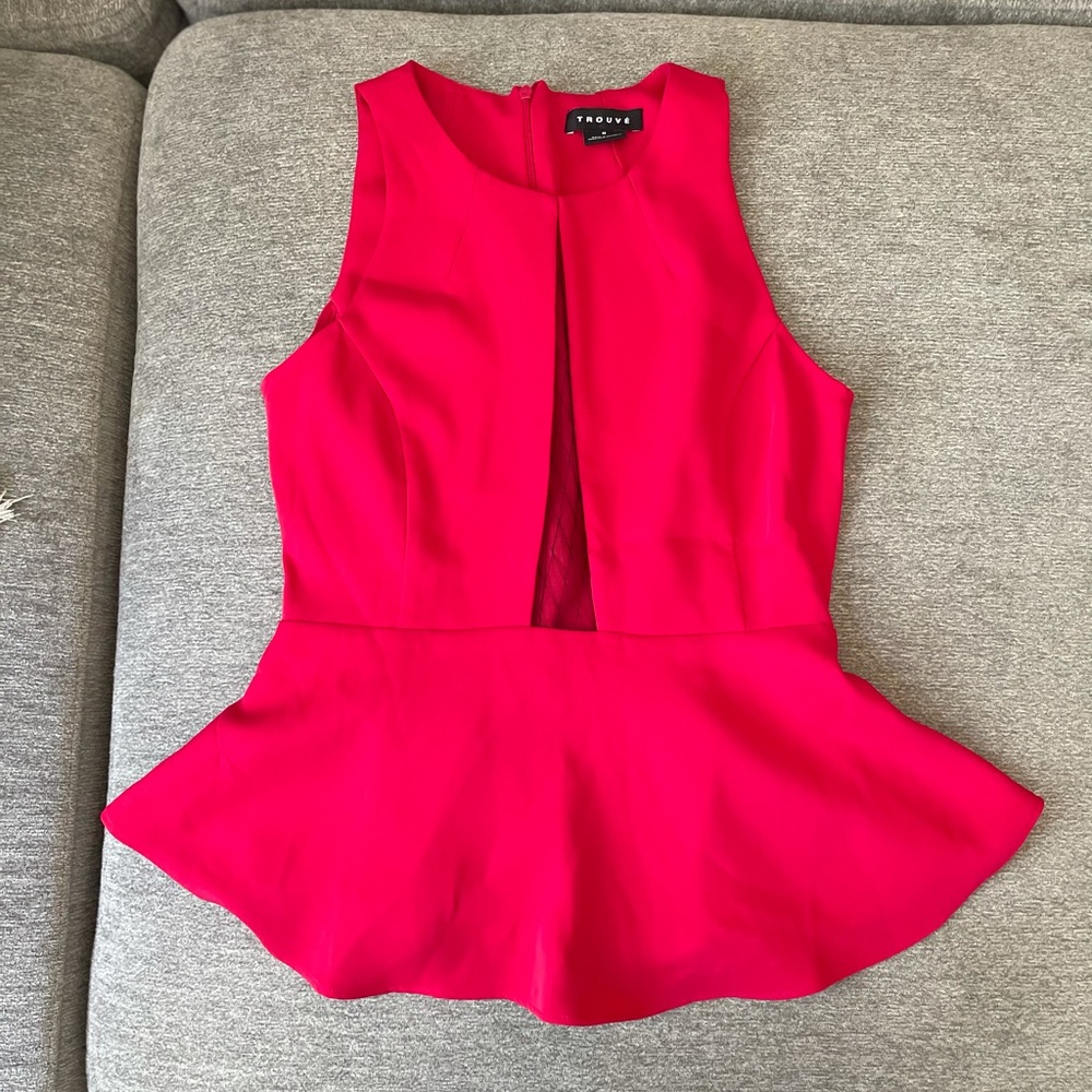 Bright Red Night Out Tank - Medium